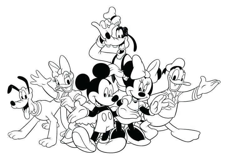 728x510 Free Printable Mickey Mouse Clubhouse Coloring Pages Mickey Mouse