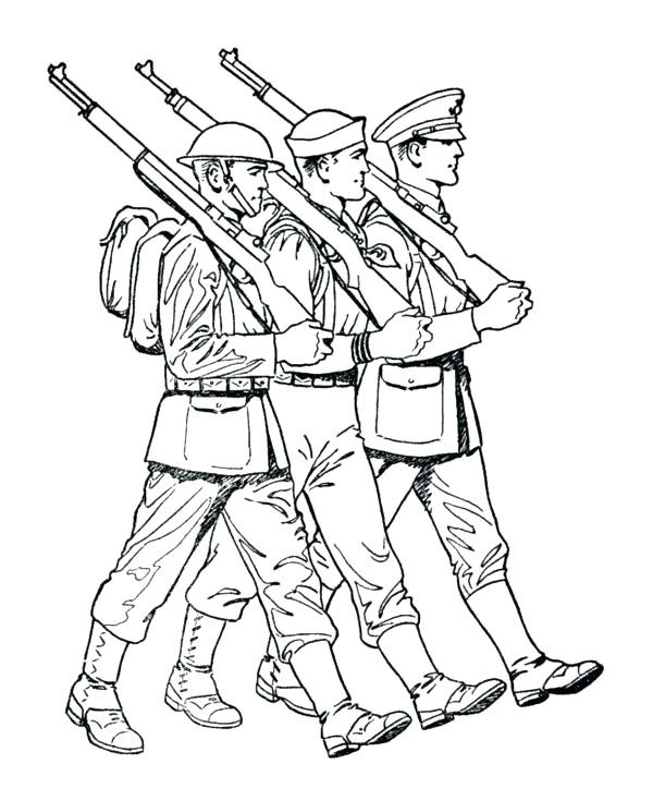 600x734 Military Coloring Page Army Coloring Pages Printable Military Tank