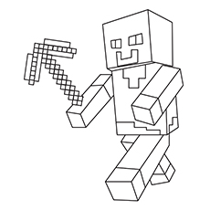 230x230 Awesome Printable Minecraft Coloring Pages For Toddlers