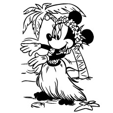 230x230 Top Free Printable Cute Minnie Mouse Coloring Pages Online