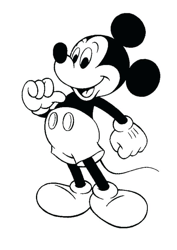 600x849 Coloring Pages Of Minnie Mouse Mouse Clubhouse Coloring Pages Free