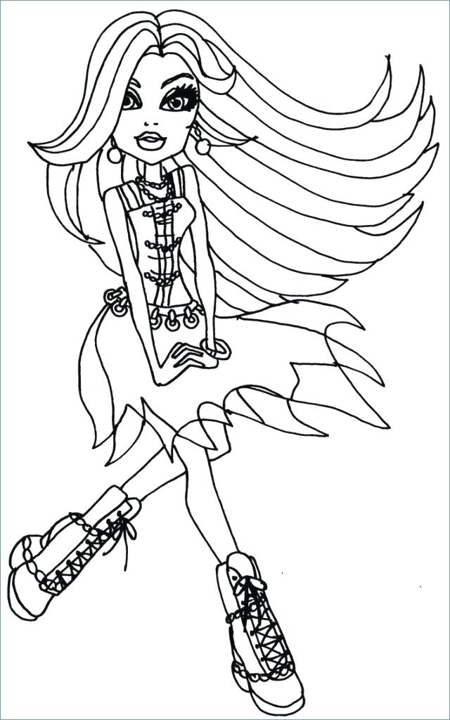640x1024 Monster High Frankie Coloring Pages Stein Monster High Coloring