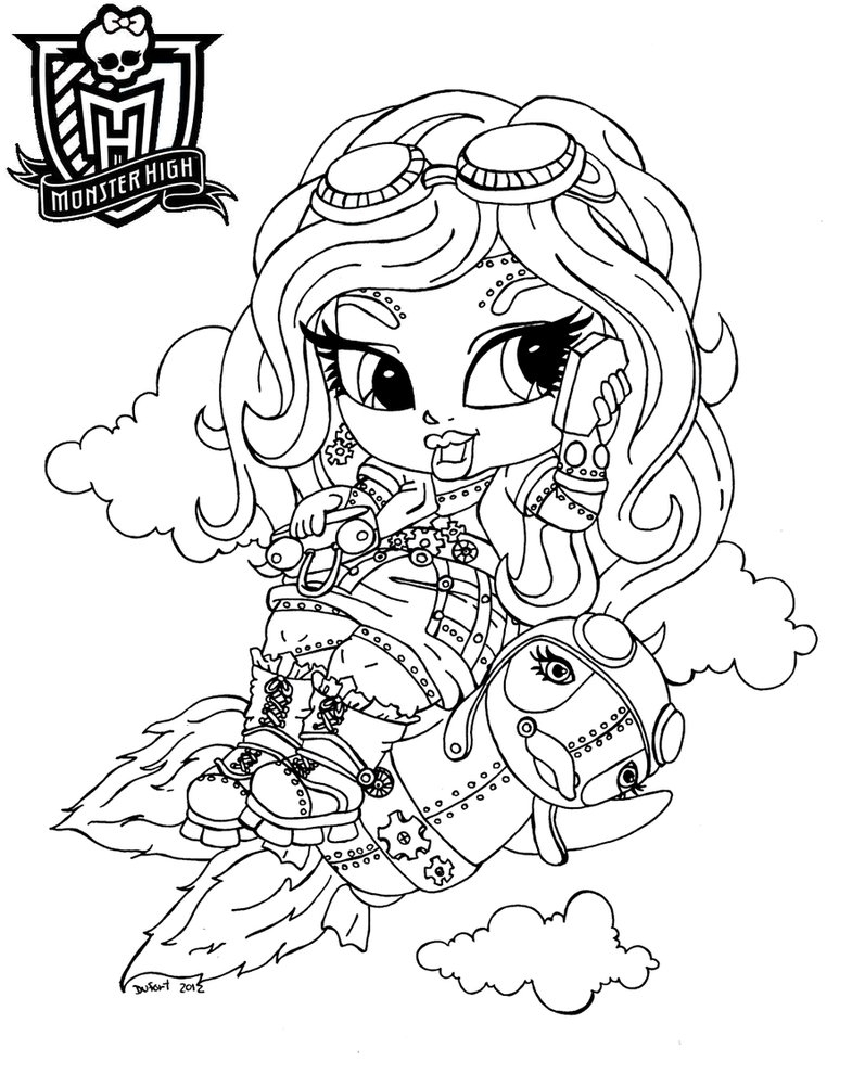 797x1002 Printable Elle Eedee Monster High Coloring Pages Free