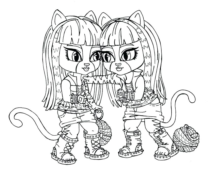 834x685 Free Coloring Pages Monster High Download Monster High Monster