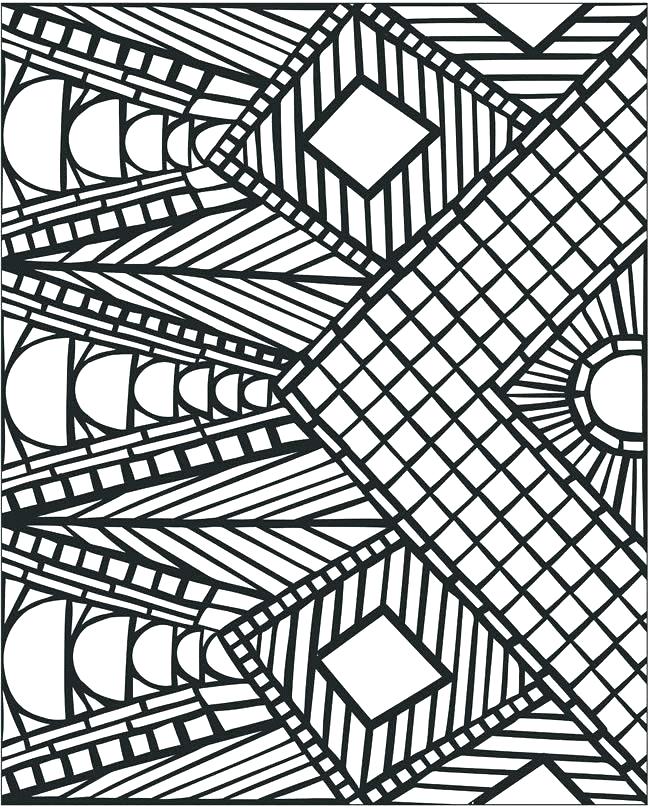 Free Printable Mosaic Coloring Pages
