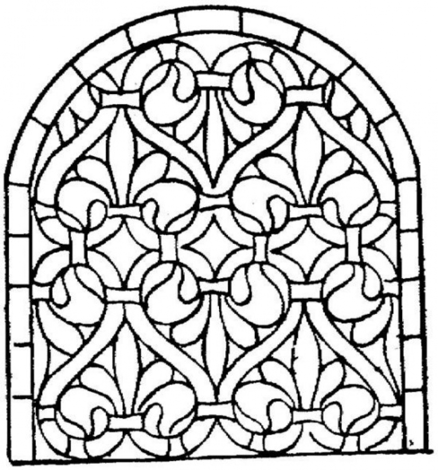 894x960 Mosaic Coloring Pages