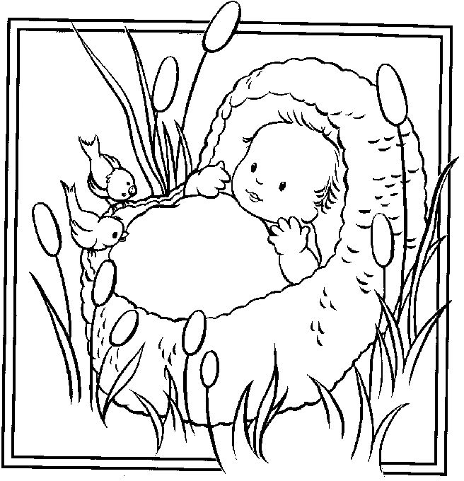 656x680 Photos Baby Moses Coloring Pages Moses