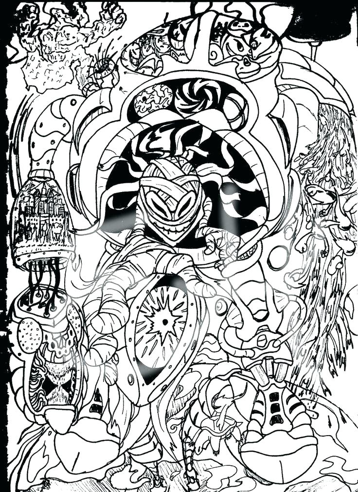 736x1012 Psychedelic Coloring Pages Psychedelic Coloring Pages For Adults
