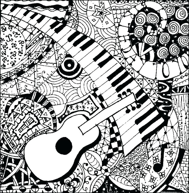 799x814 Music Coloring Pages Printable Music Coloring Pages Printable