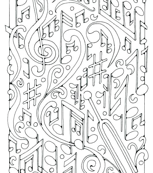 531x600 Music Coloring Pages Printable