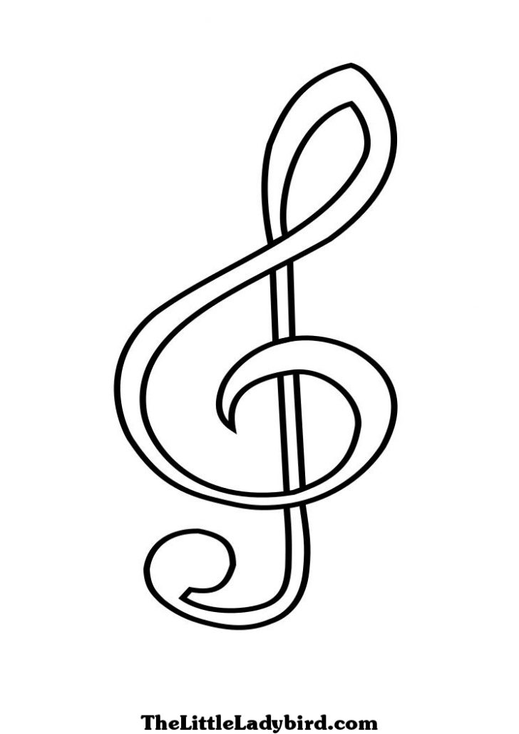 728x1029 Musical Note Coloring Pages To Print