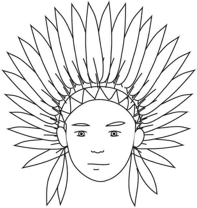 679x718 Printable Native American Coloring Pages