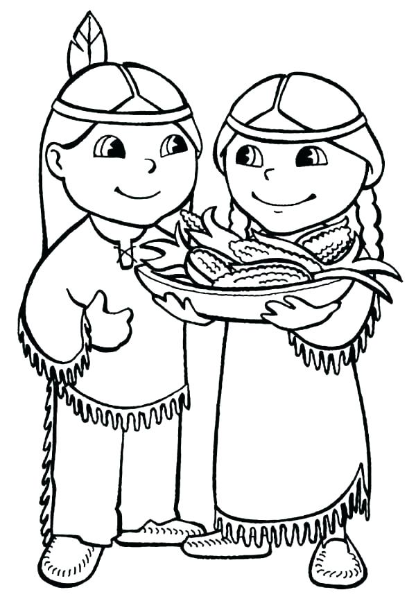 600x864 Free Printable Native American Coloring Pages Calledas Club