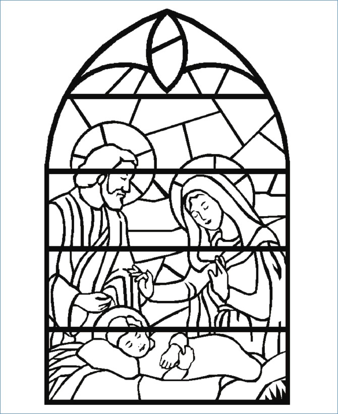 670x820 Baby Jesus Christmas Coloring Pages For Kids