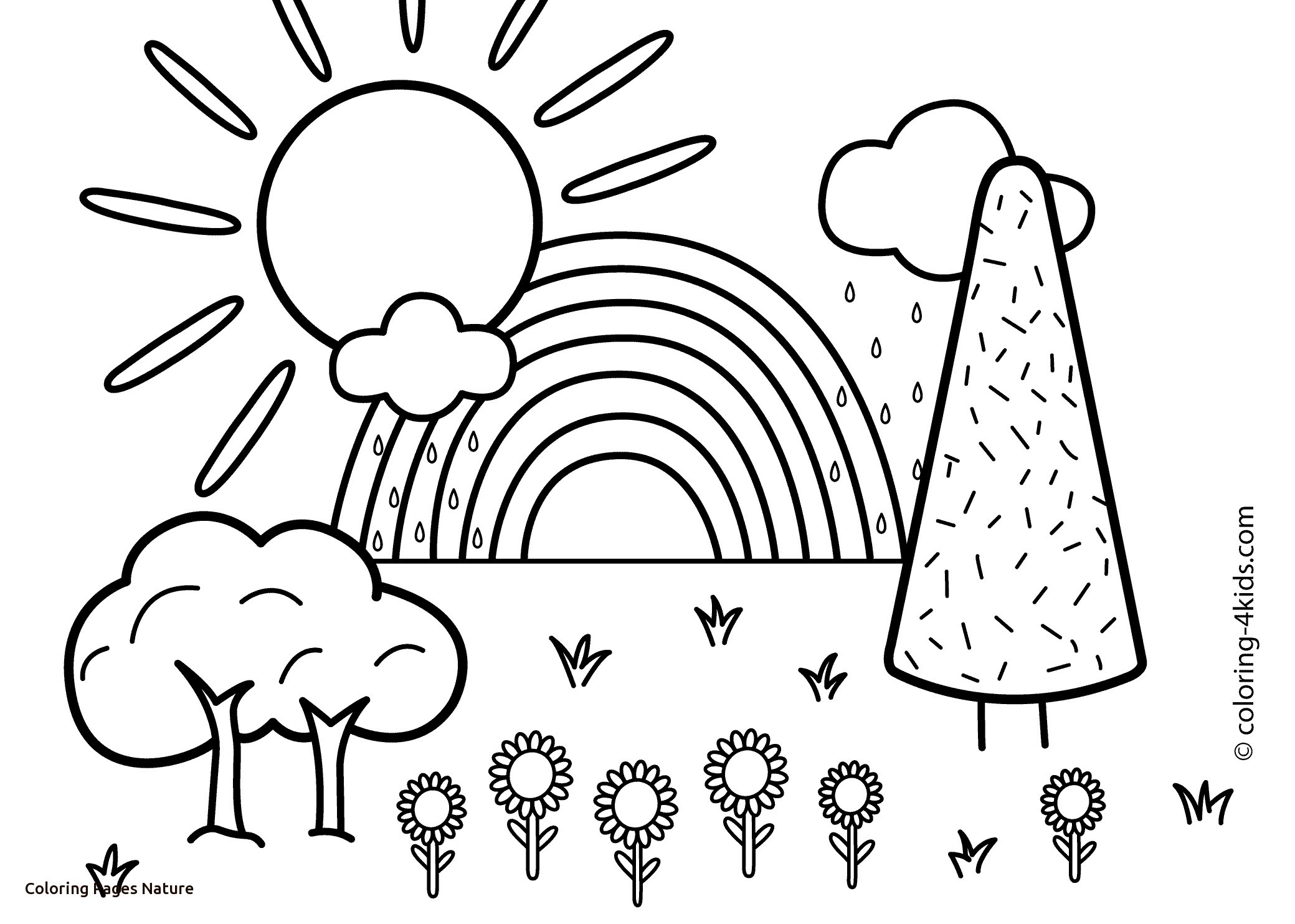 2079x1483 Nature Coloring Pages Free Printable Best Of Page Inside