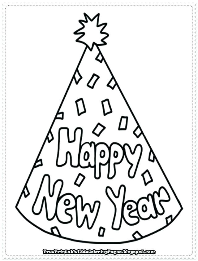 640x842 New Year Coloring Pages Free Printables Free New Years Coloring