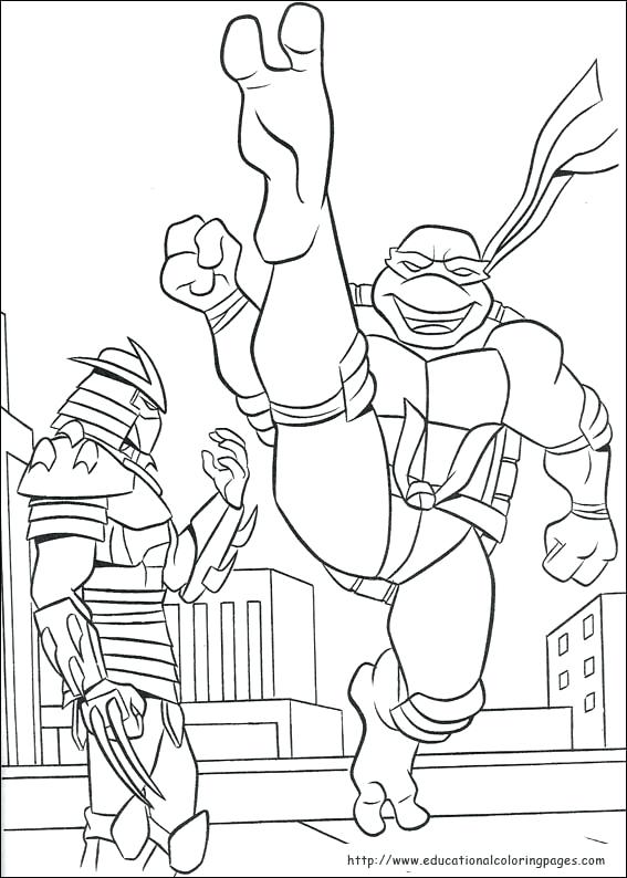 567x794 Printable Ninja Turtle Coloring Pages Free Printable Ninja Turtle