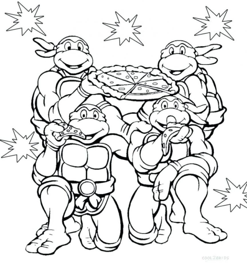 863x935 Tmnt Happy Birthday Coloring Pages Copy Inspirational Design Free