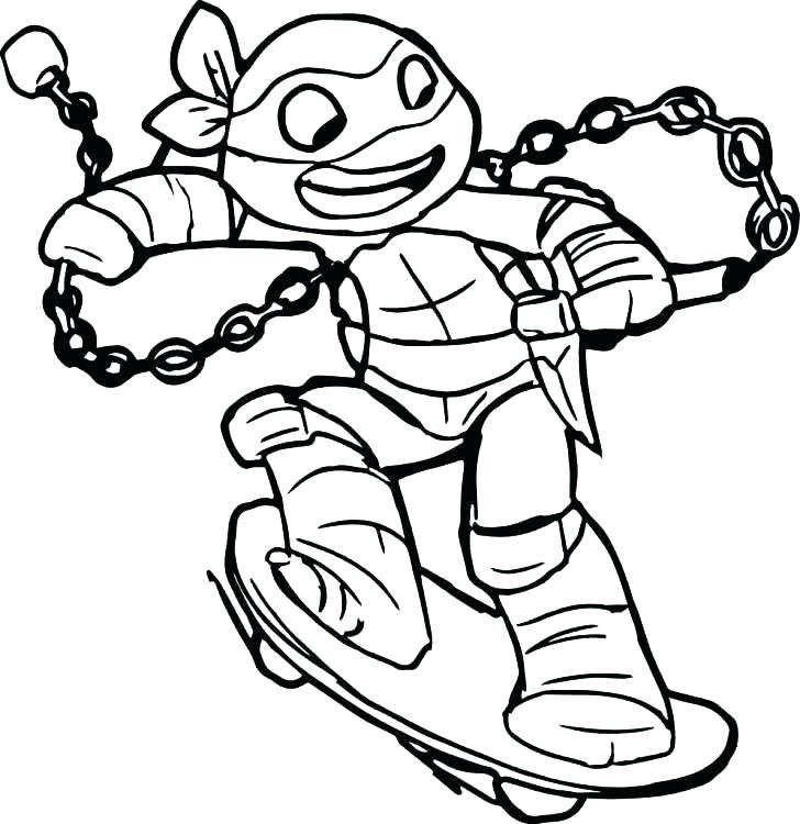 728x750 Ninja Coloring Pages Printable