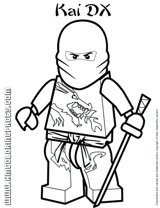 564x730 Lego Ninjago Coloring Pages Top Coloring Pages With Regard To Page