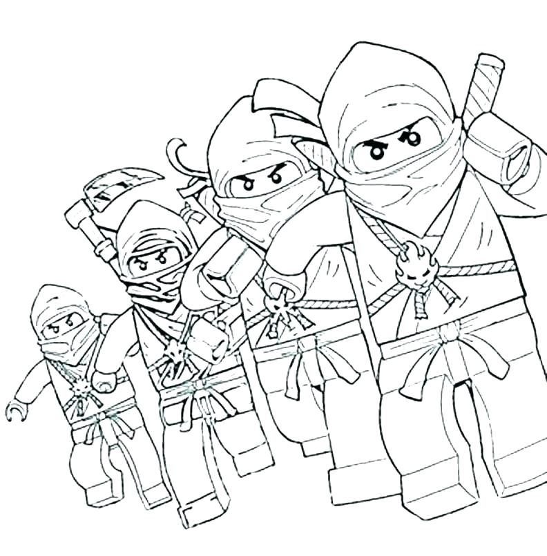 792x805 Ninjago Coloring Pages Printable Vanda