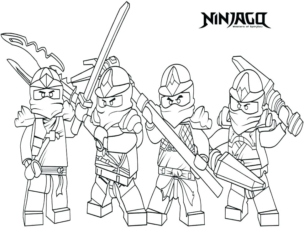 970x728 Ninjago Coloring Pages
