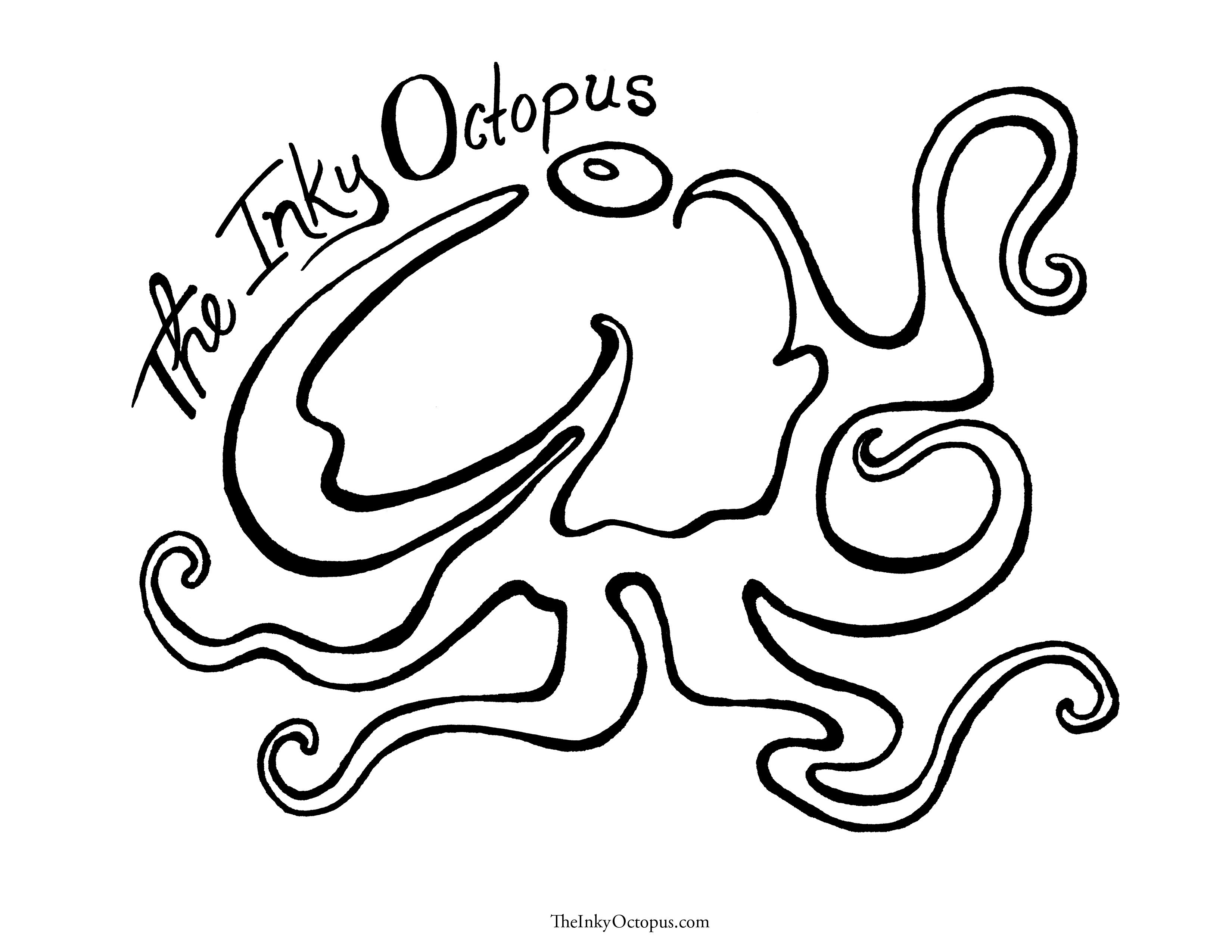 3300x2550 Excellent Octopus Pictures To Colour Coloring Page