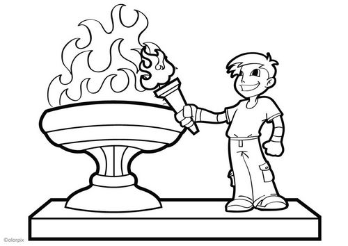 500x354 Olympic Games Coloring Pages