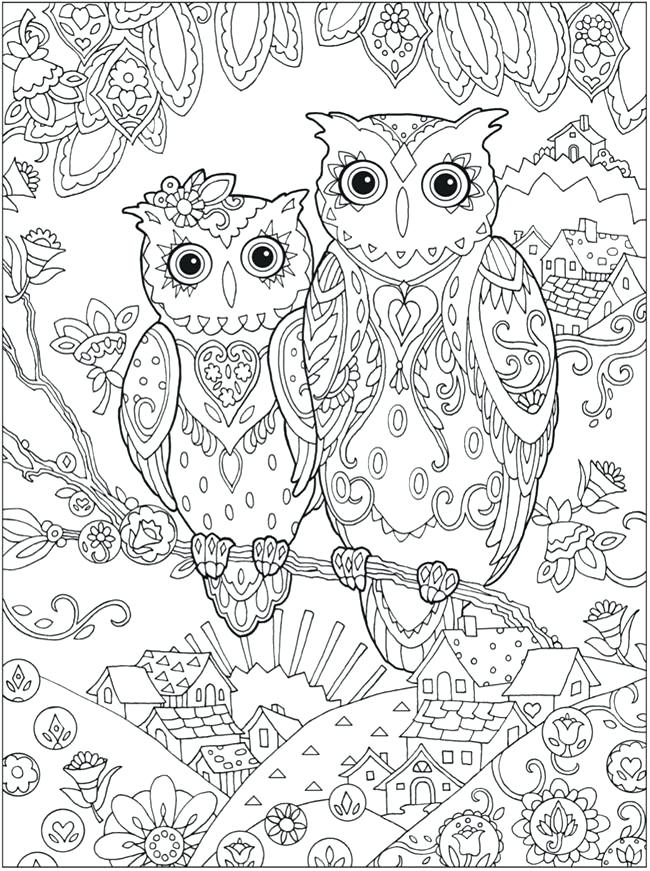 650x871 Free Printable Owl Coloring Pages For Adults And Menu Printable