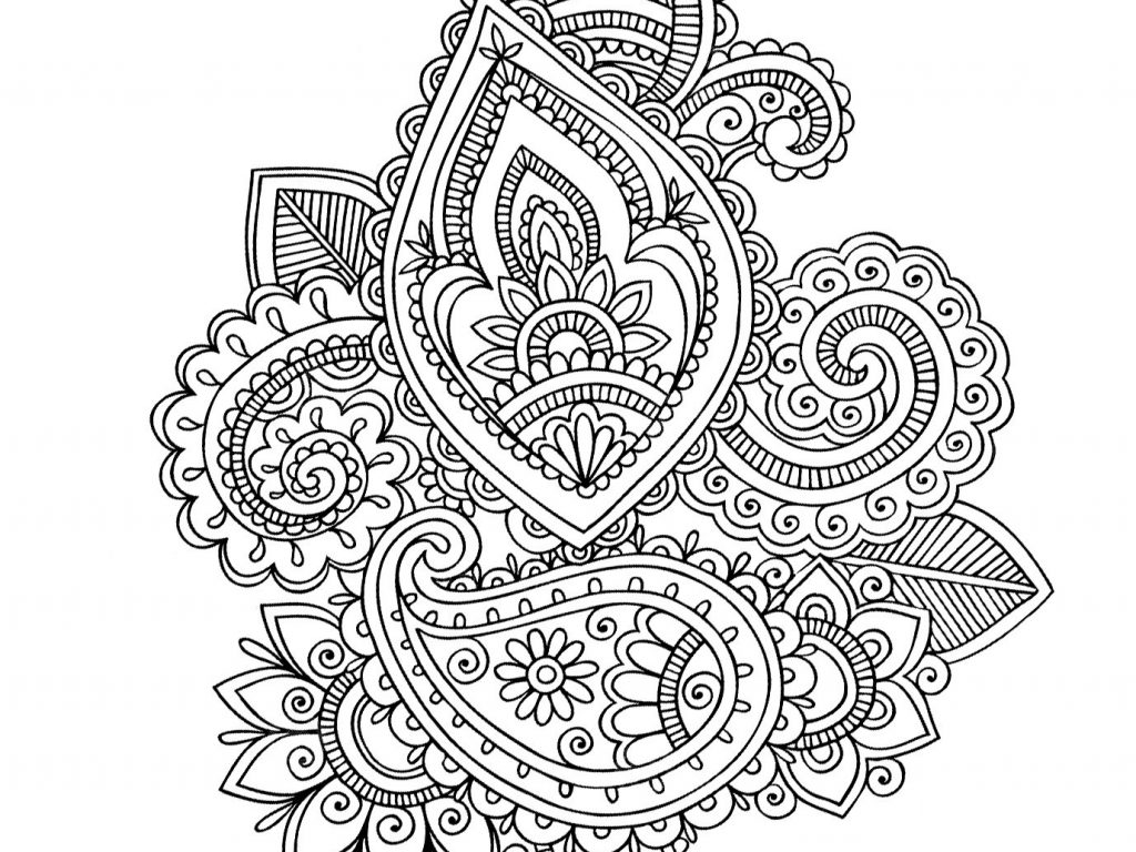 Free Printable Paisley Coloring Pages at GetDrawings | Free download