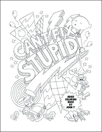 334x432 Coloring Pages Free Adults Free Curse Word Coloring Page