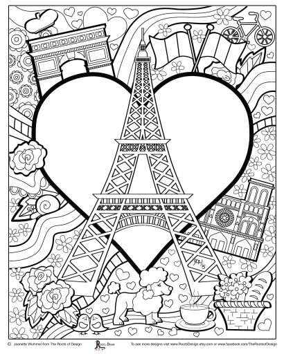 410x512 Paris Coloring Pages Preschool In Good Download Free Coloring