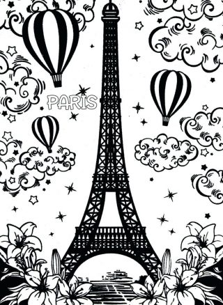 320x438 Coloring Pages Paris France To Print Free Printable Photo Concept
