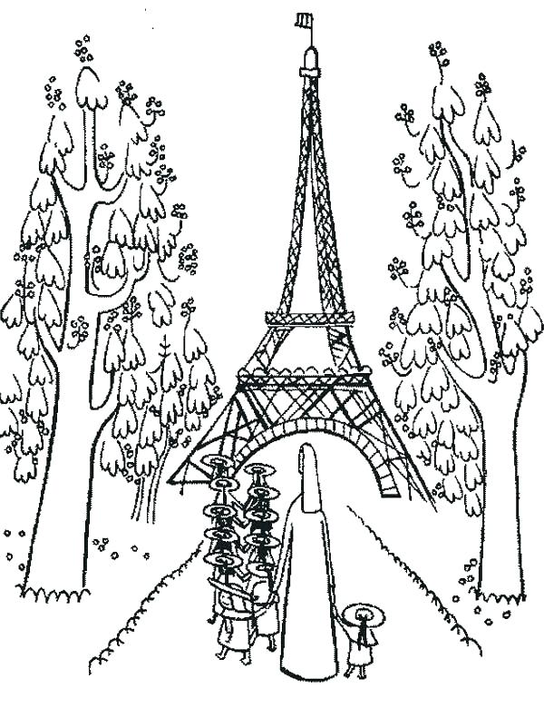 600x780 Eiffel Tower Coloring Page Ng Sheets Tower Ng Sheet The On Ng