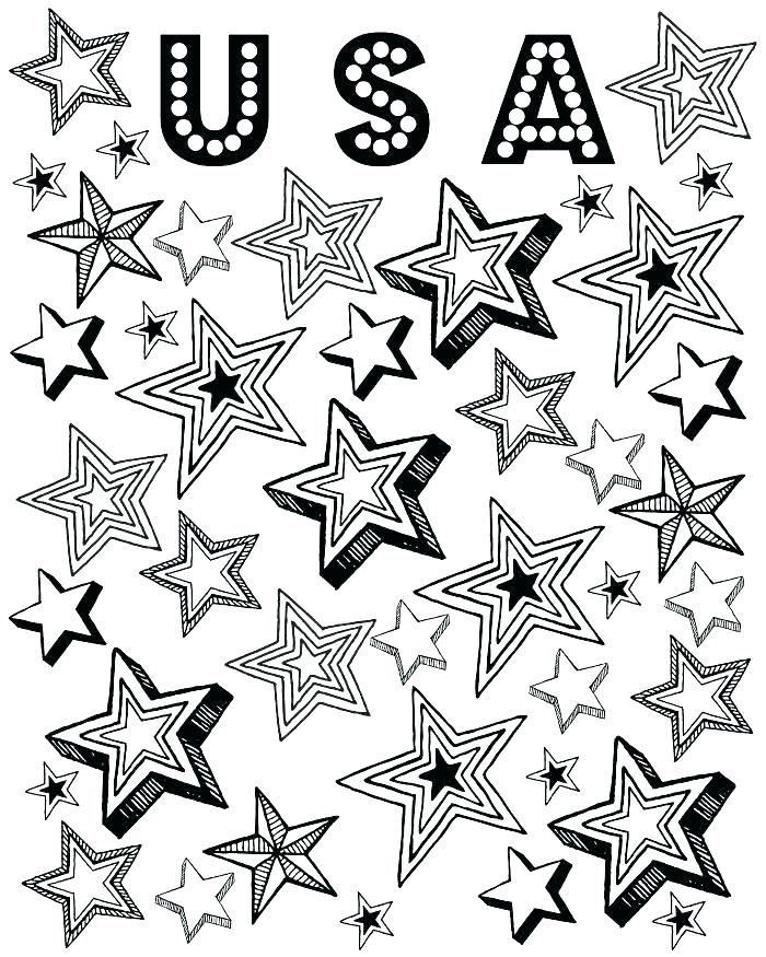 700x875 Coloring Page Of Stars