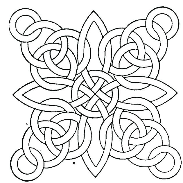 630x630 Geometric Design Coloring Pages Free Geometric Design Coloring