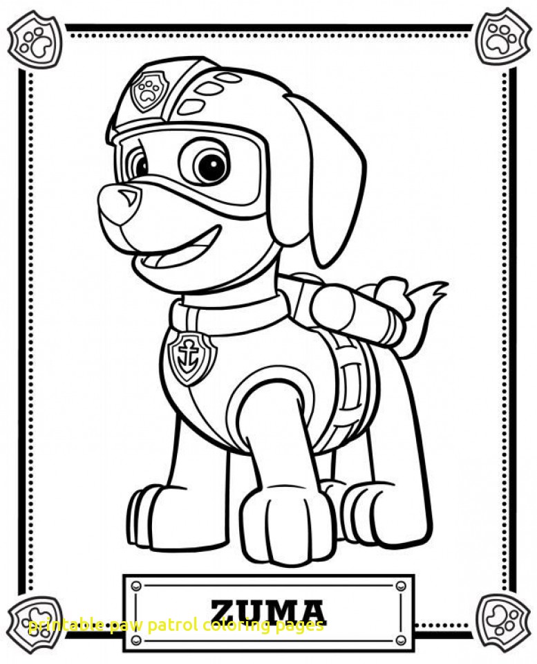 777x960 Printable Paw Patrol Coloring Pages With Get This Paw Patrol