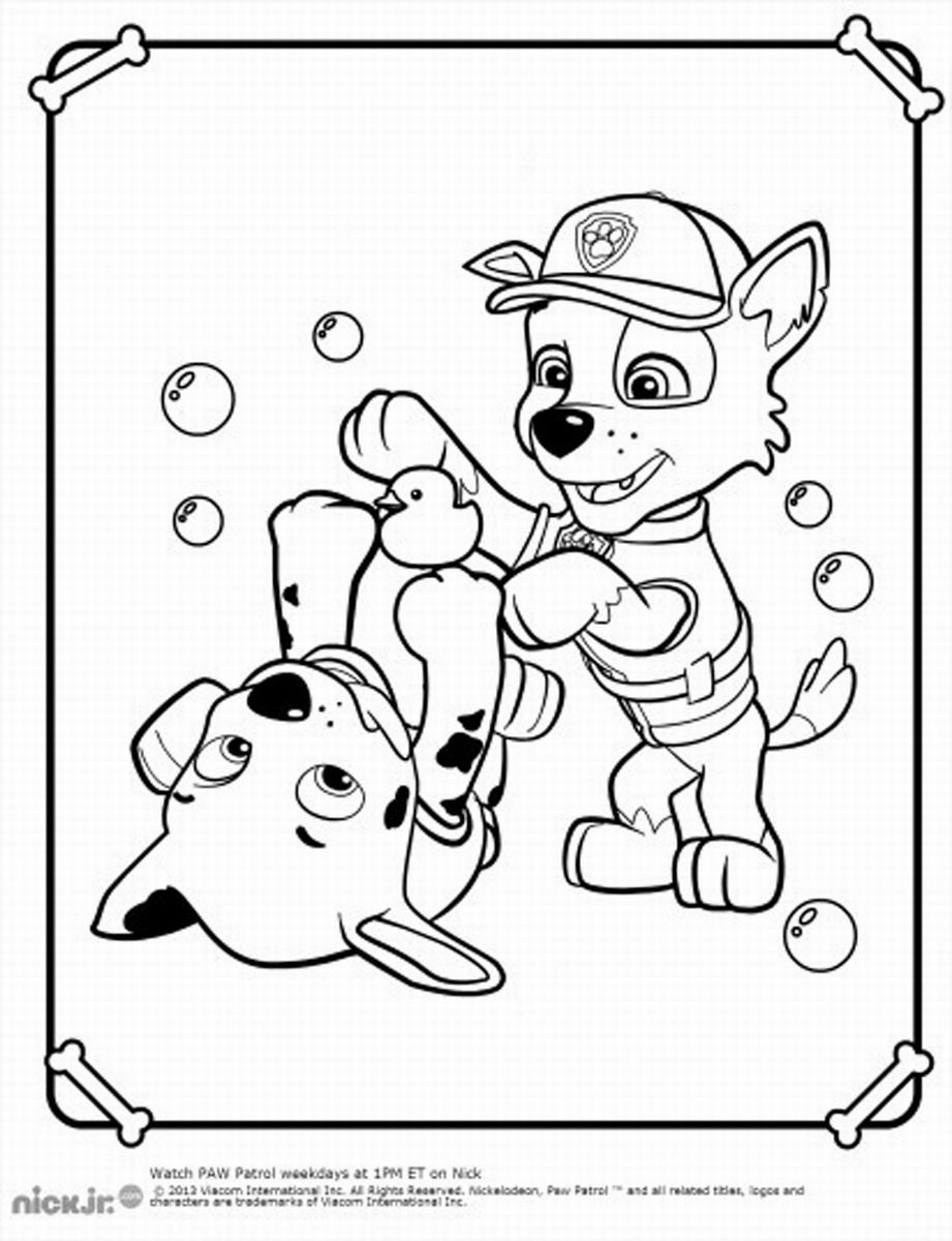921x1200 Free Paw Patrol Coloring Pages Happiness Is Homemade Inside Free
