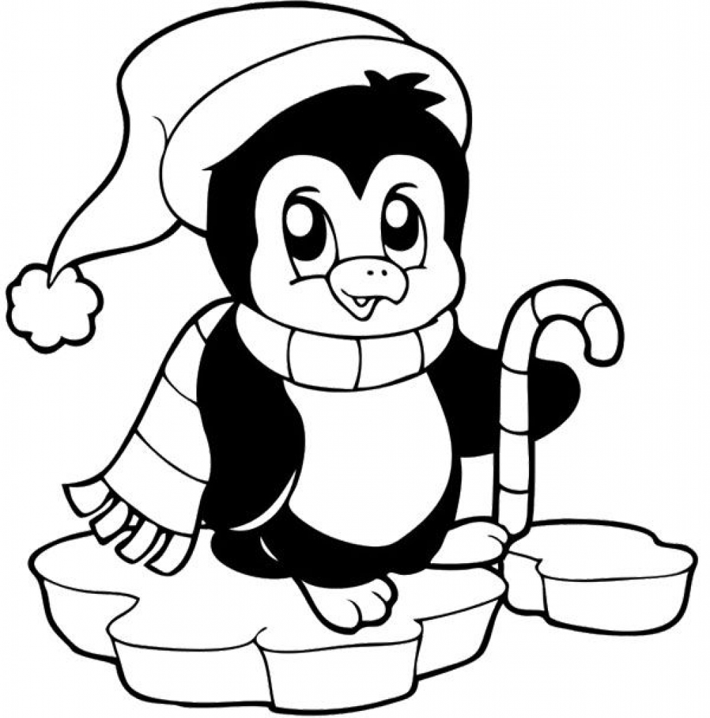 1012x1024 Penguin Coloring Pages
