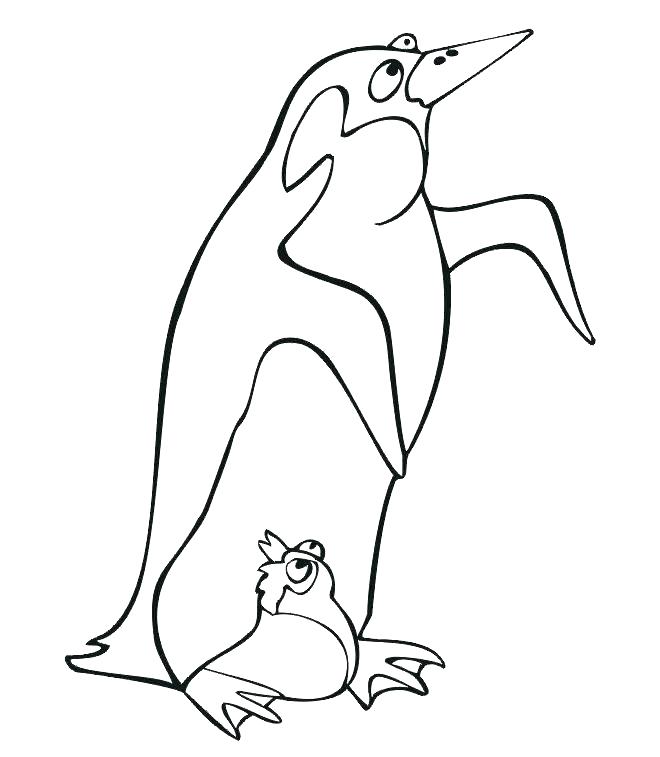 660x757 Printable Penguin Coloring Pages Printable Penguin Coloring Pages