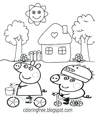 334x400 Peppa Pig Coloring Page Peppa Pig Coloring Pages Free Printable