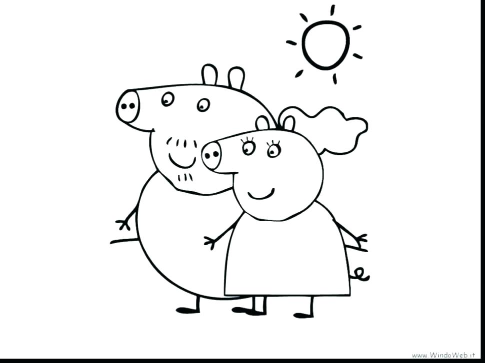 970x727 Coloring Book Pig Plus Pig Coloring Sheets Free Printable Baby
