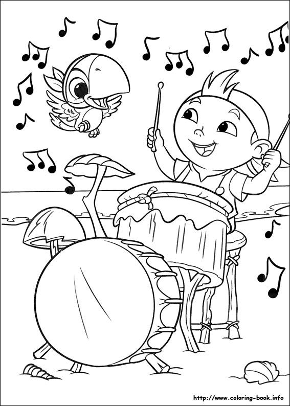567x794 Jake And The Never Land Pirates Coloring Picture Disney Coloring
