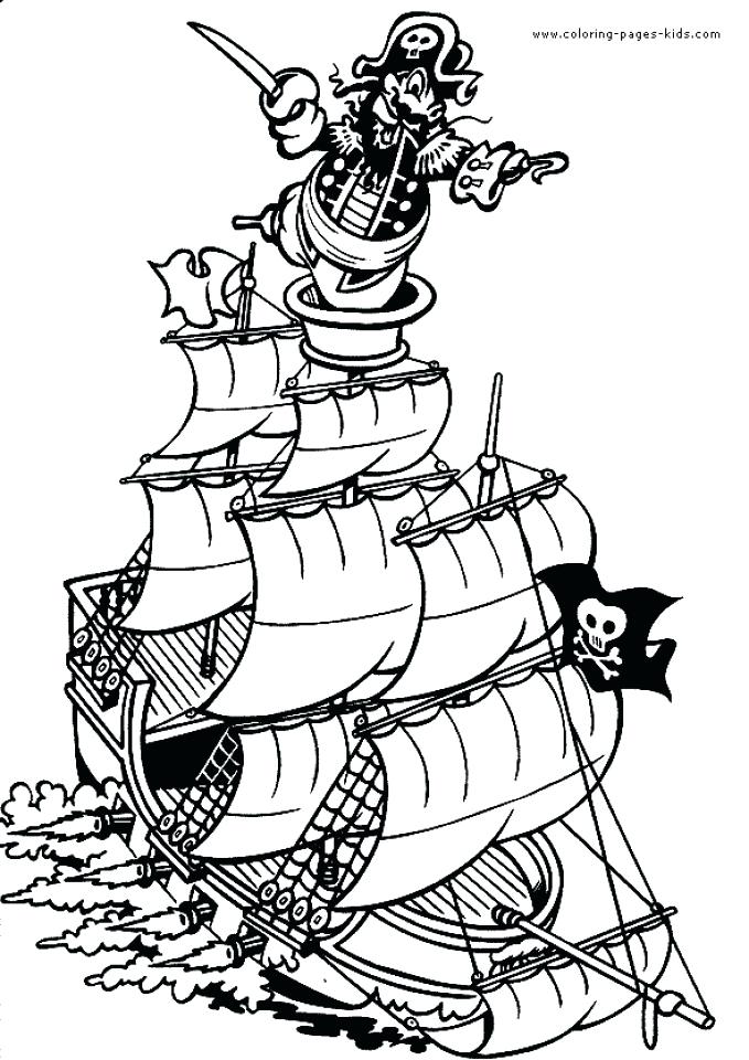 679x960 Pirate Ship Coloring Page Collection Printable Pirate Coloring