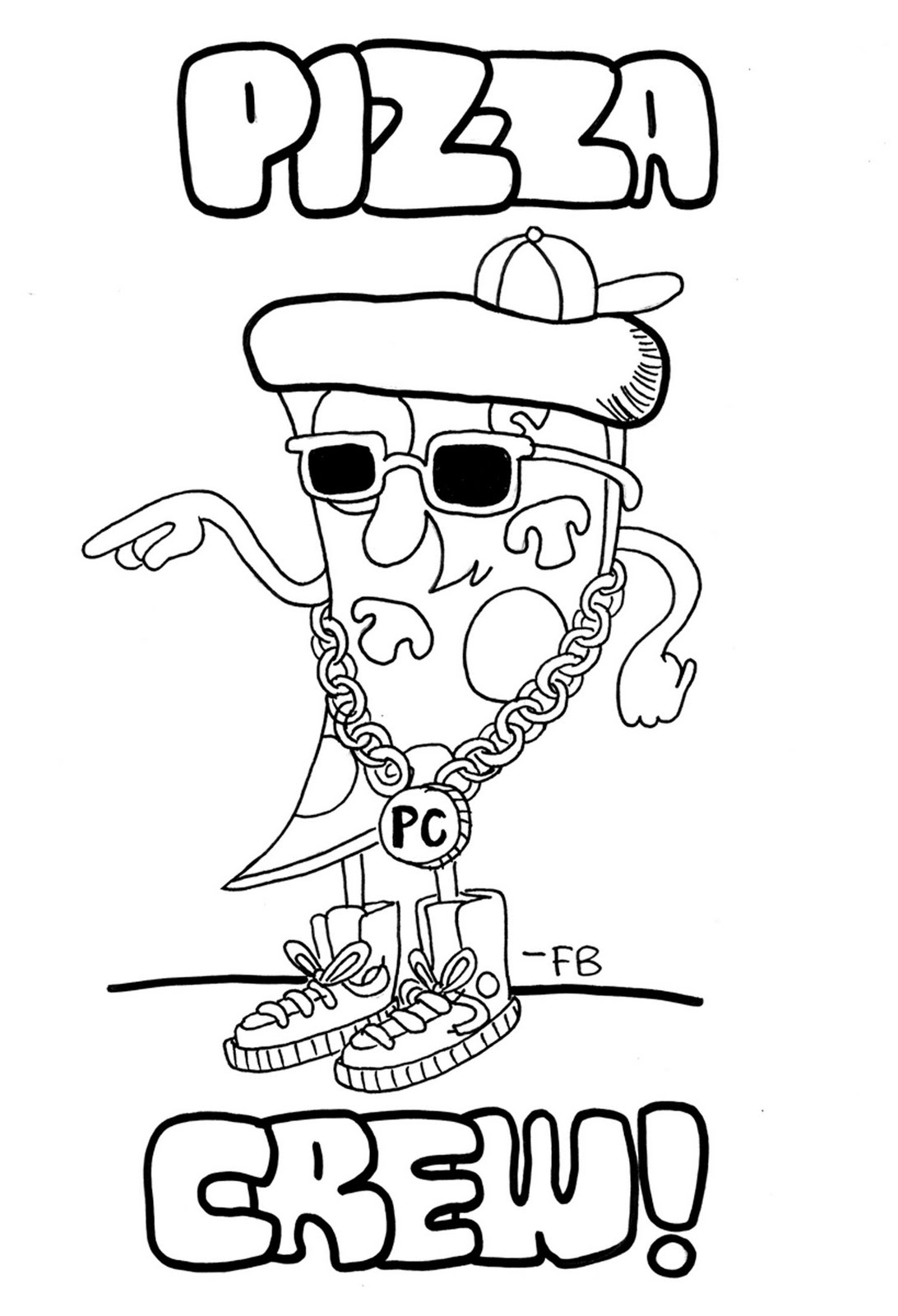 1092x1600 Pizza Coloring Pages Kids Printable Free Noticeable