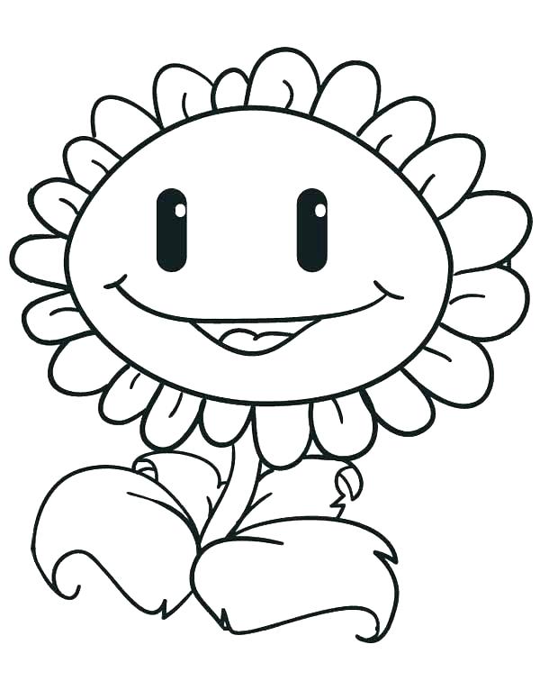 600x776 Plants Vs Zombies Coloring Page