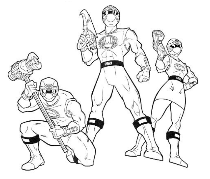 714x608 Power Rangers Super Megaforce Coloring Pages