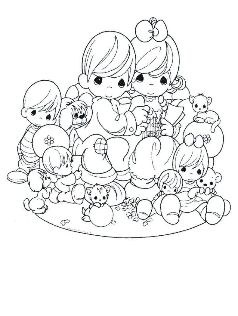 791x1050 Free Printable Precious Moments Coloring Pages For Kids Momentos