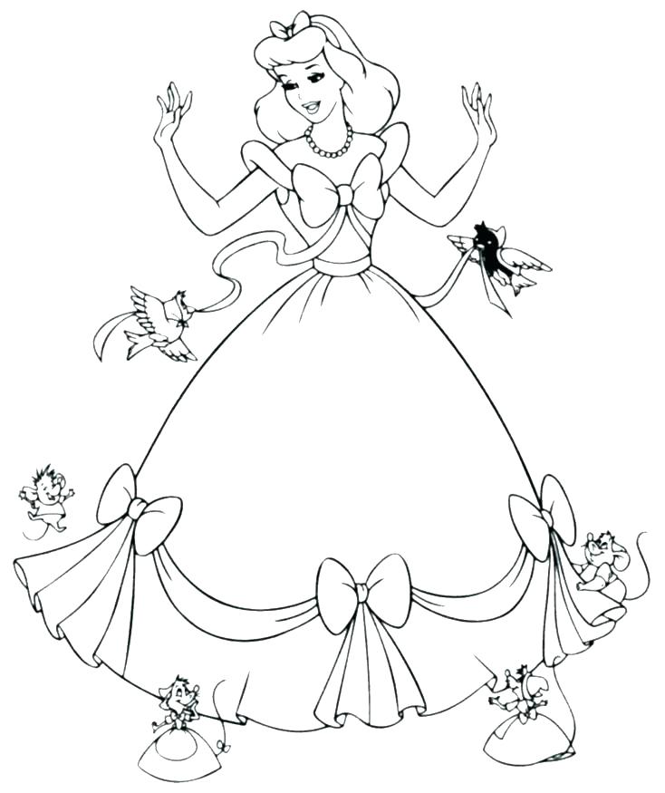734x875 Top Free Printable Princess Coloring Pages Online Marvelous