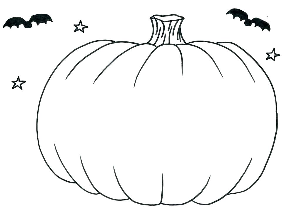 1000x735 Pumpkin Coloring Pattern Free Printable Pumpkin Coloring Pages